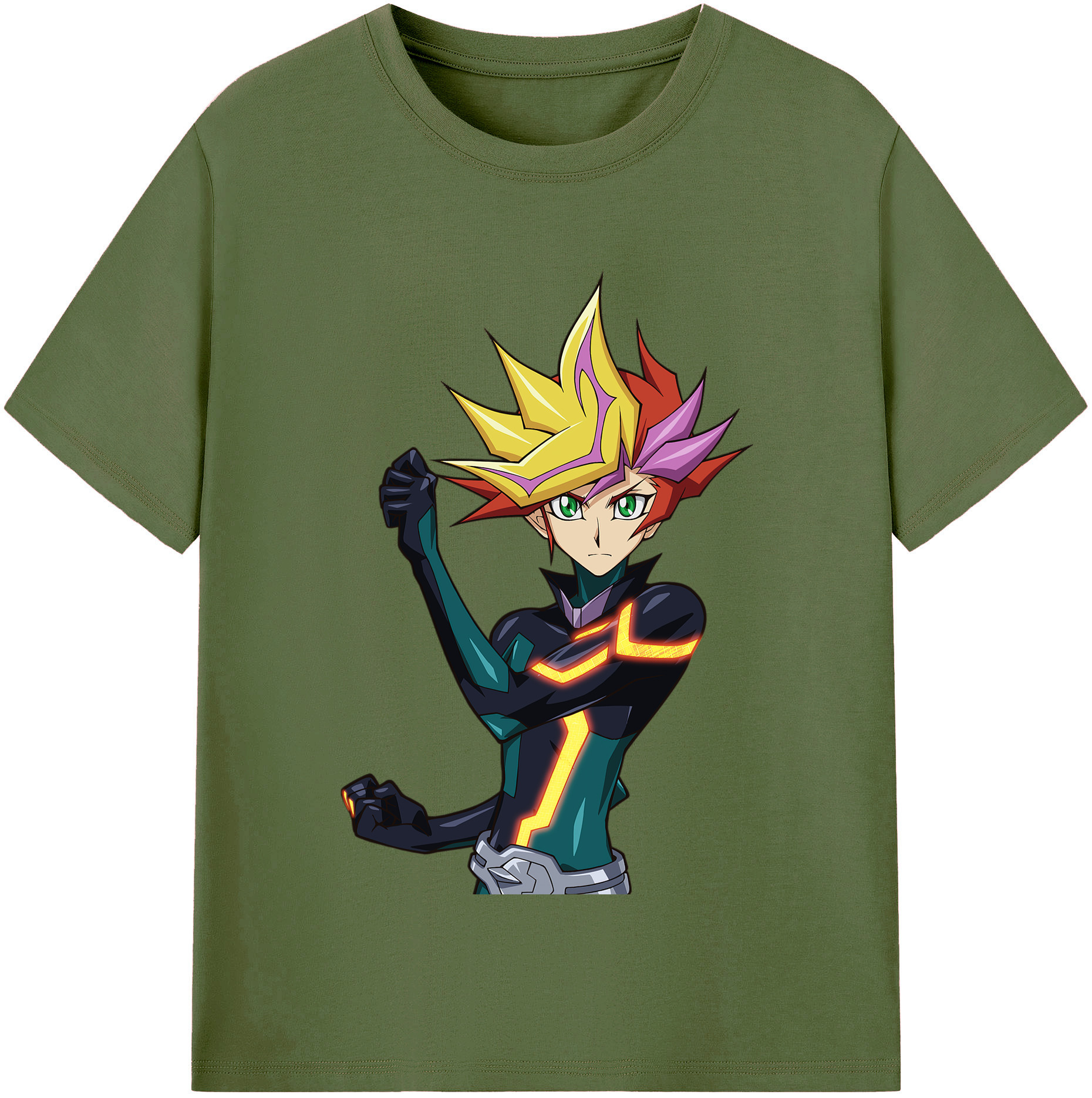 （画像用） 遊☆戯☆王 Yu-Gi-Oh! 綿100％半袖Tシャツ（フロントプリント）